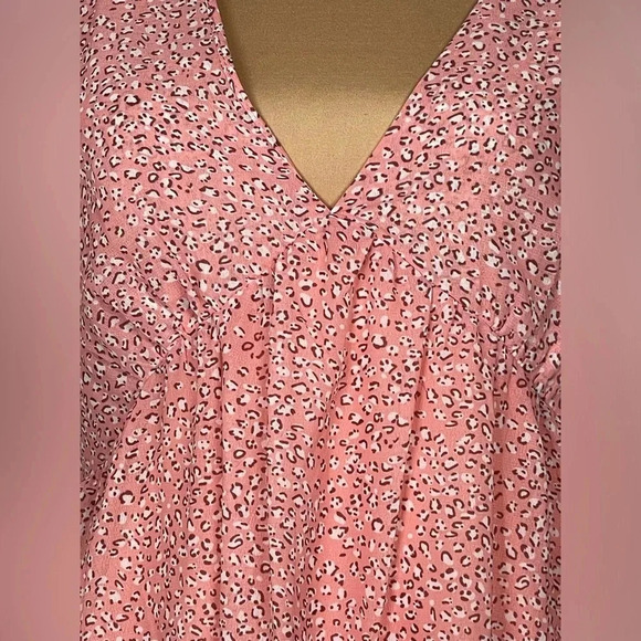 BAEVELY Boutique Summer Morning Leopard‎ Mini Dress Small - Picture 6 of 9